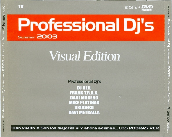 Professional DJ's Summer 2003 - Visual Edition