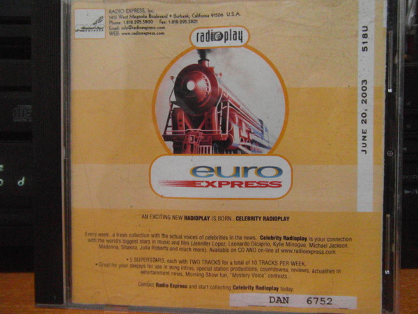 Radioplay - Euro Express - 518U - June 20, 2003