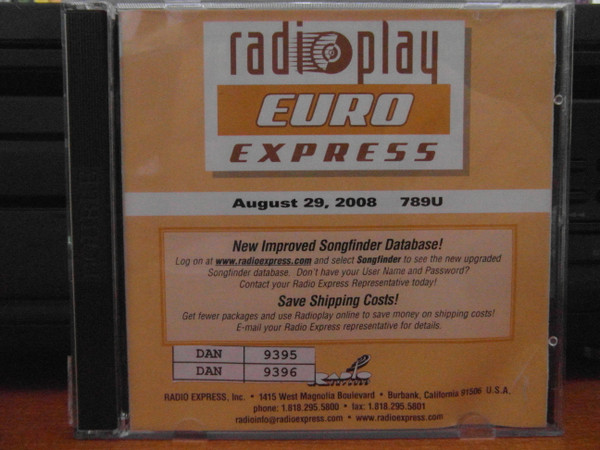 Radioplay - Euro Express - 789U - August 29, 2008