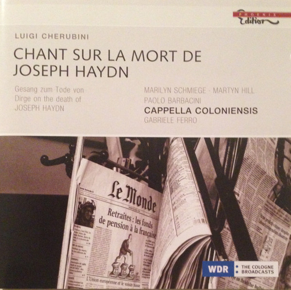Chant Sur La Mort De Joseph Haydn