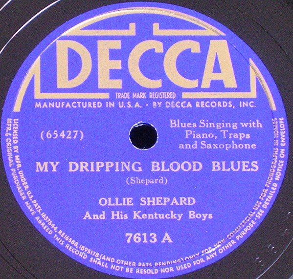 My Dripping Blood Blues / Outdoors Blues