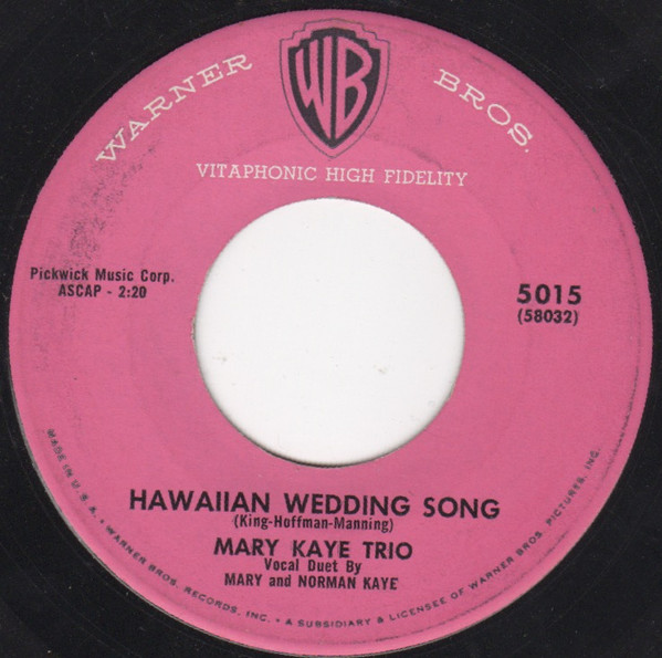 Hawaiian Wedding Song
