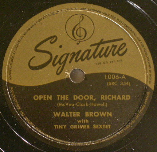 Open The Door Richard / My Second Best Woman