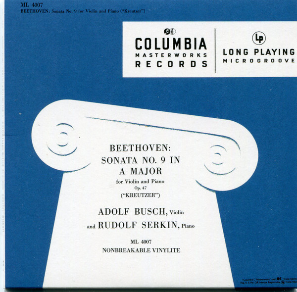 Violin Sonata No. 9, Op. 47 "Kreutzer" / Piano Quintet in E-Flat Major, Op.44