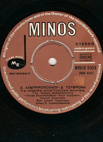 Τα Όνειρα Κοστίζουν Άκριβα / Όχι Άλλα Δάκρυα
