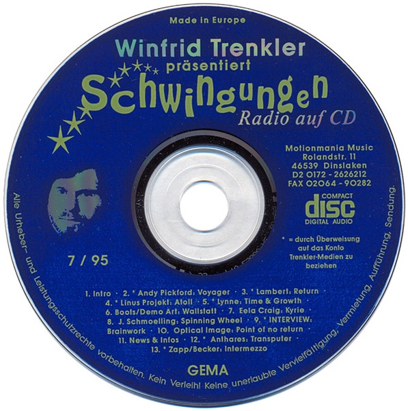 Schwingungen Radio Auf CD Vol. 2 - 7/95