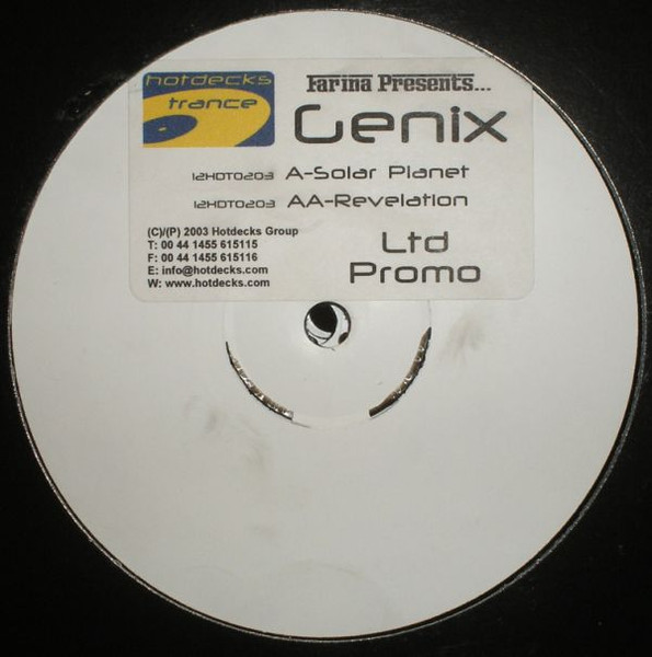 Farina Presents Genix: Solar Planet / Revelation