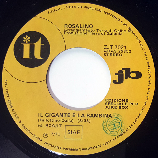 Il Gigante E La Bambina / W S. Eusebio