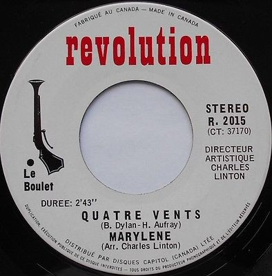 Quatre Vents / A Vous Dirais-Je Maman