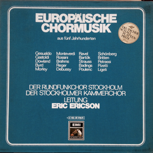 Europäische Chormusik Aus Fünf Jahrhunderten
