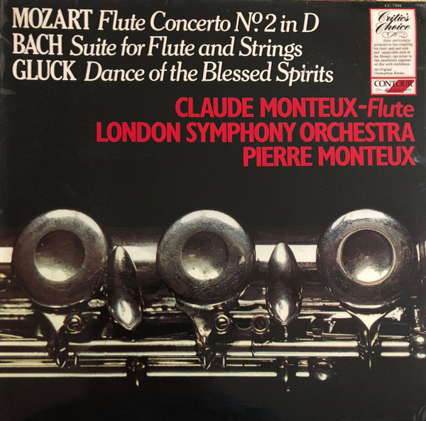 Flute Concerto N°.2 In D / Suite For Flute And Strings / Dance Of The Blessed Spirits
