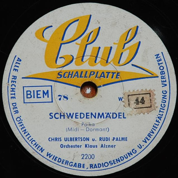 Schwedenmädel / Johnny, Ach Ich Lieb Dich