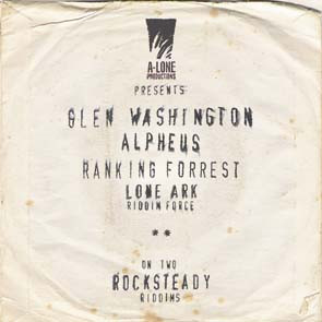 A-Lone Presents On Two Rocksteady Riddims