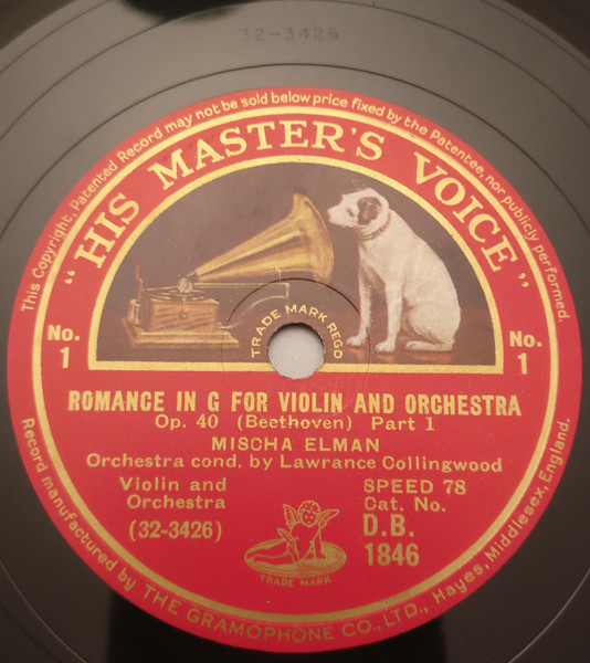 Romance In G For Violin And Orchestra, Op. 40
