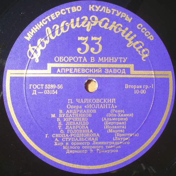 Опера «Иоланта»