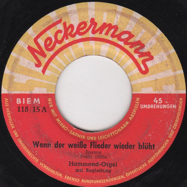 Wenn Der Weiße Flieder Wieder Blüht