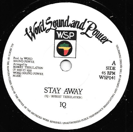 Stay Away / Dub Away