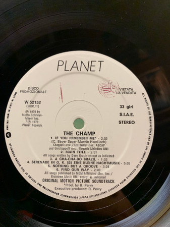 The Champ (Original Motion Picture Soundtrack)