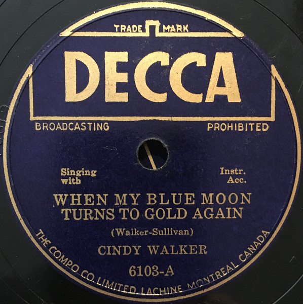 When My Blue Moon Turns Gold Again / Pins and Needles