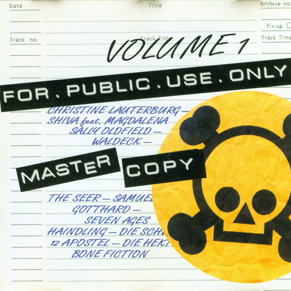 For Public Use Only (Volume 1)