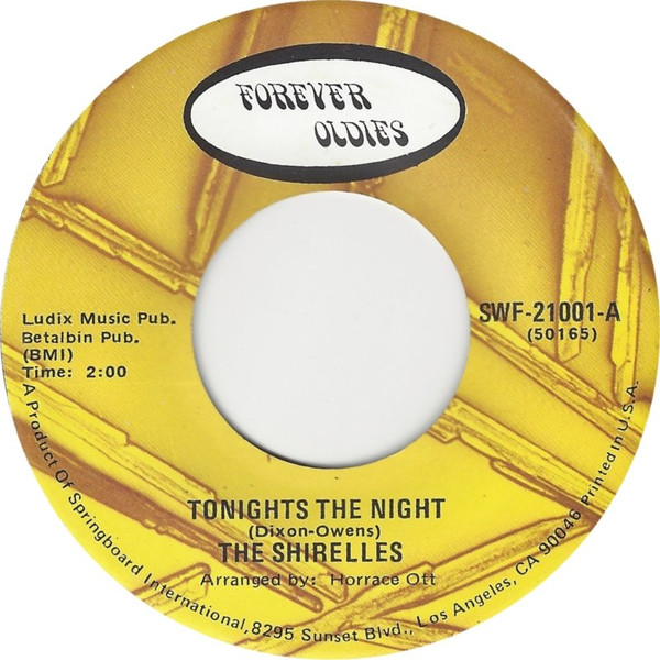 Tonights The Night / No Doubt About It