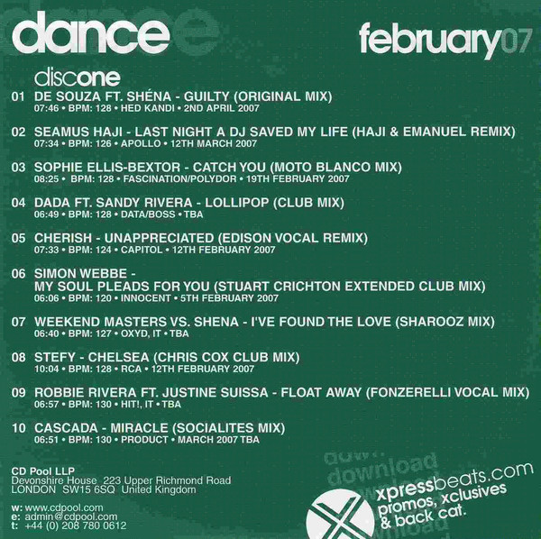 Dance February 2007