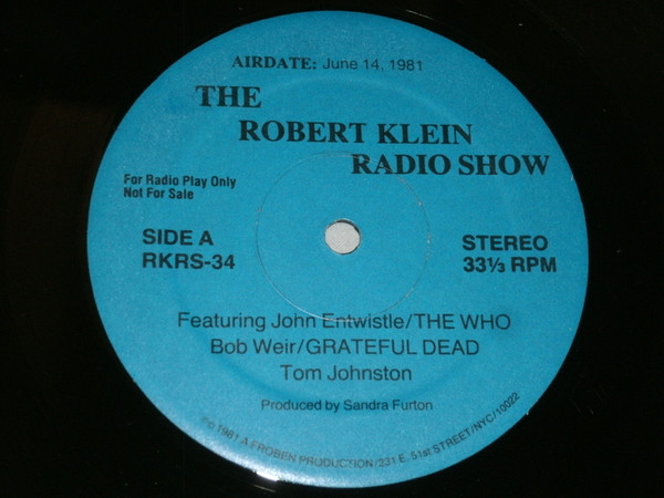 The Robert Klein Radio Show (June 14, 1981)