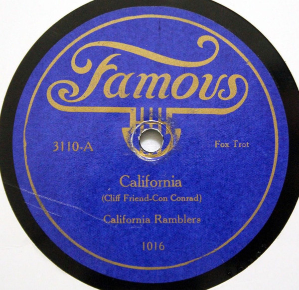 California / Pick Me Up And Lay Me Down In Dear Old Dixieland
