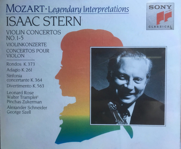 Violin Concertos No. 1-5 = Violinkonzerte = Concertos Pour Violon / Rondos K. 373 / Adagio K. 261 / Sinfonia Concertante K. 364 / Divertimento K. 563