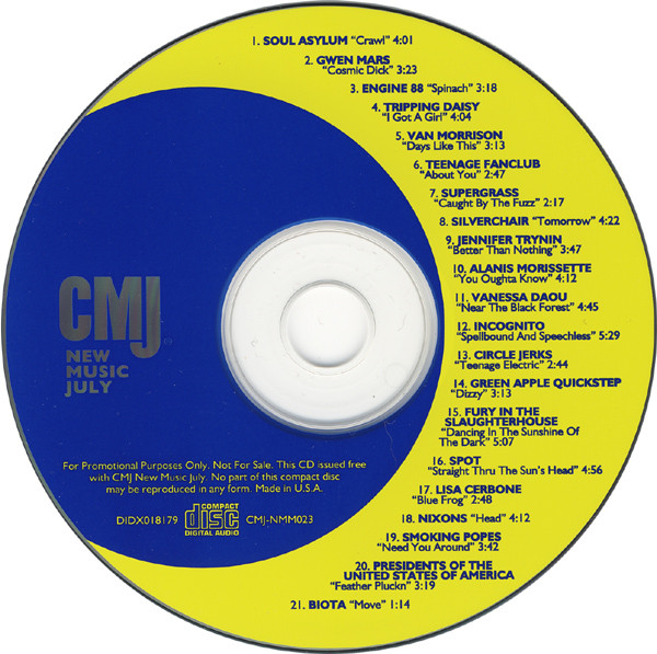 CMJ New Music Monthly Volume 23 July 1995