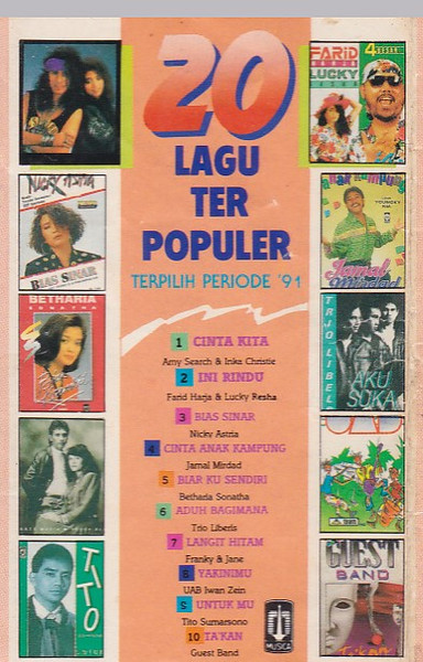 20 Lagu Terpopuler Terpilih Periode '91