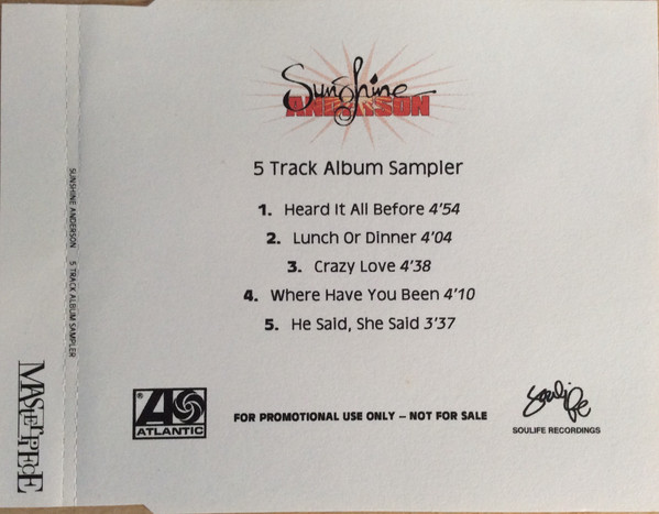 5 Track Album Sampler