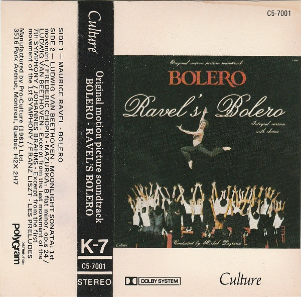 Original Motion Picture Soundtrack Bolero
