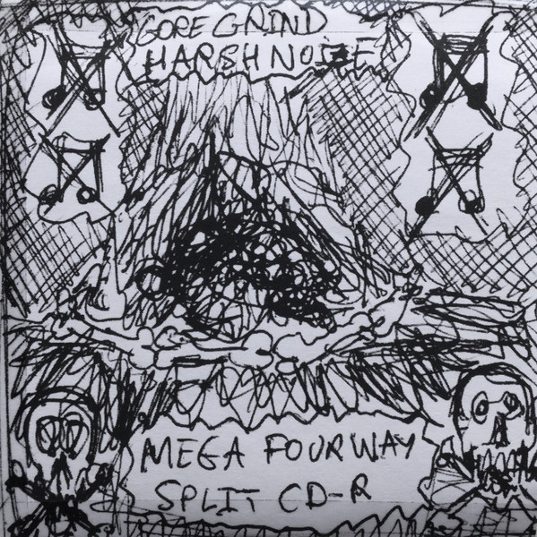 Gore Grind Harsh Noize - Mega Fourway Split Cd-r