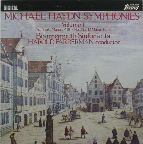 Michael Haydn Symphonies Volume 1