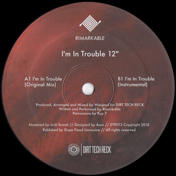 I'm In Trouble 12"