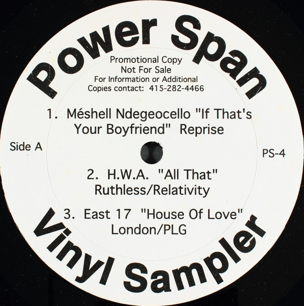 Power Span Vinyl Sampler