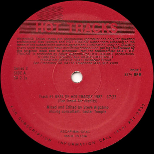 Hot Tracks - Series 2, Issue 1