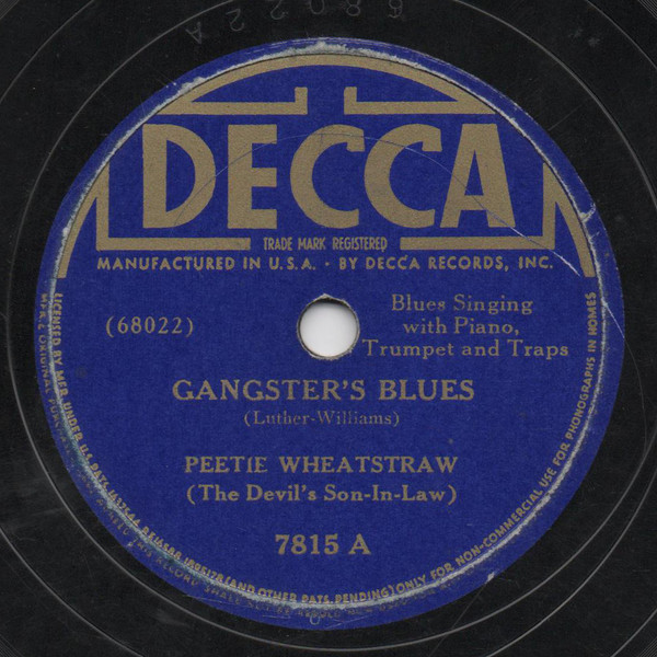 Gangster's Blues / Look Out For Yourself