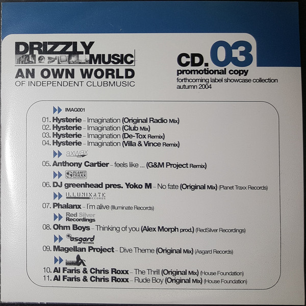 Forthcoming Label Showcase Collection Autumn 2004 CD.03