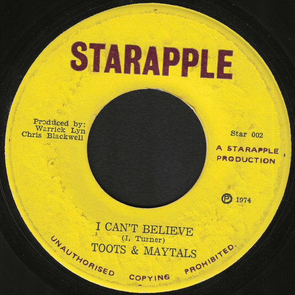 I Can't Believe / 5446 Version