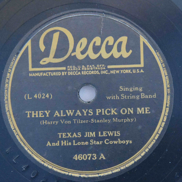 They Always Pick On Me / You've Got Me Wrapped Around Your Finger