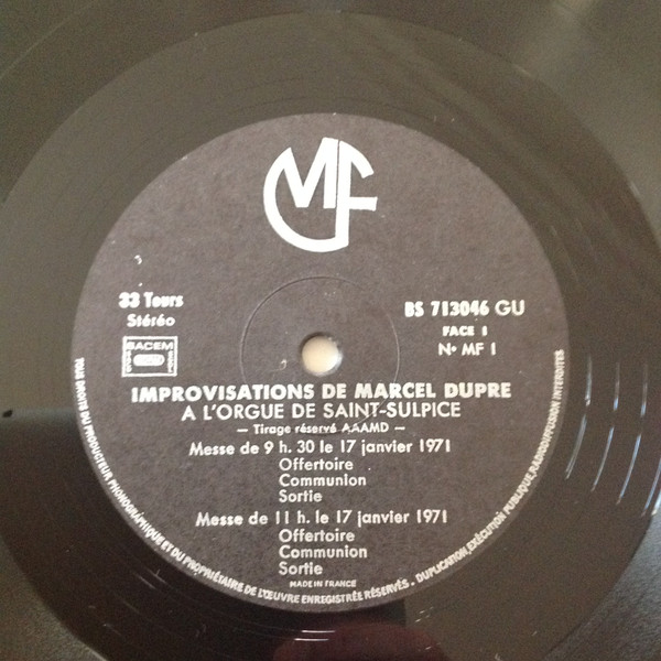 Improvisations à Saint-Sulpice
