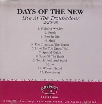 Live At The Troubadour 2/20/98