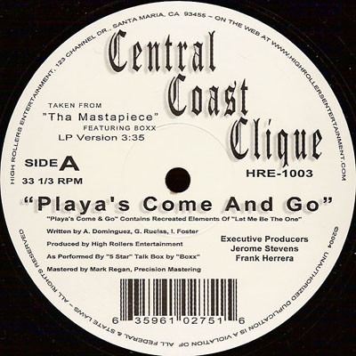 Playa's Come And Go