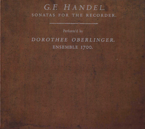Sonatas For The Recorder