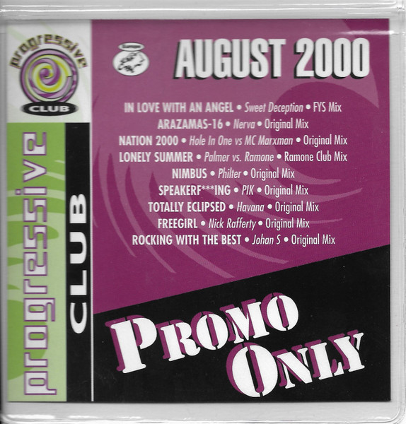 Promo Only Progressive Club: August 2000