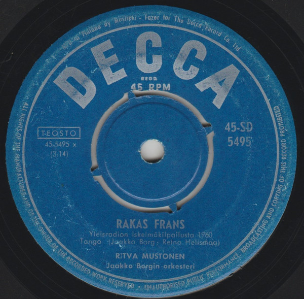 Rakas Frans / Kappale Kahden Matkaa