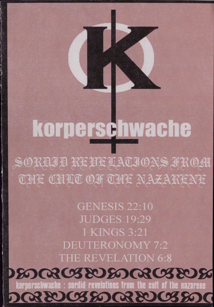 Sordid Revelations From The Cult Of The Nazarene