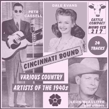 Various Country Artists Of The 1940s - Cincinnati Bound